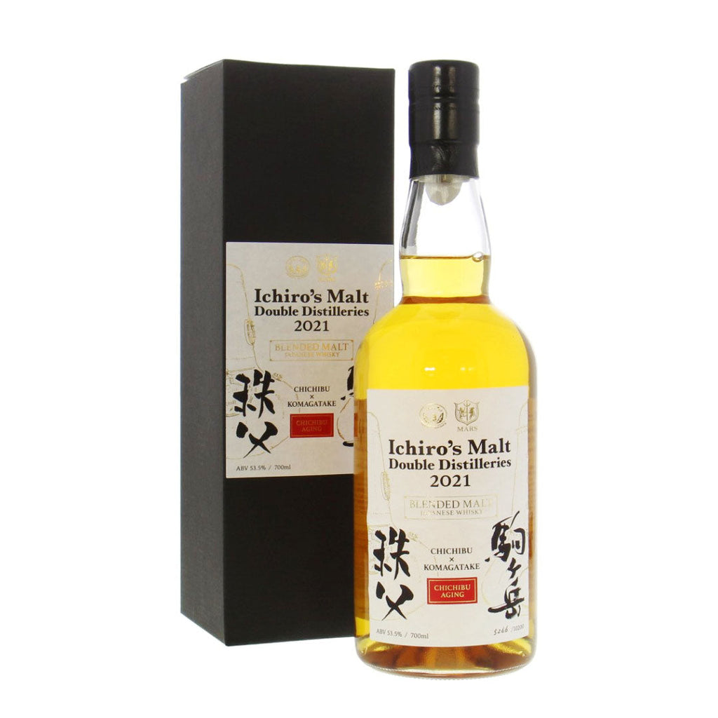 Ichiro’s Malt Double Distilleries 2021 Chichibu X Komagatake Japanese Whiskey Chichibu Distillery 