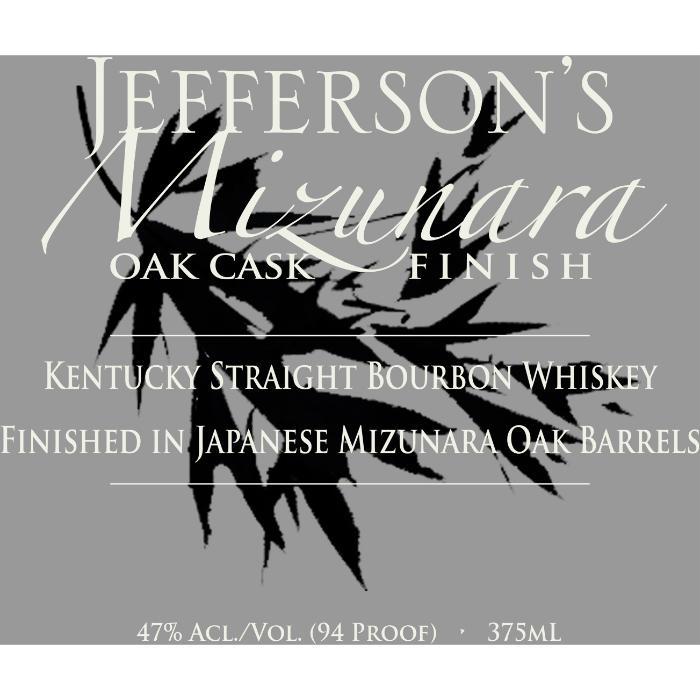 Jefferson’s Mizunara Oak Cask Finish Bourbon Jefferson's 