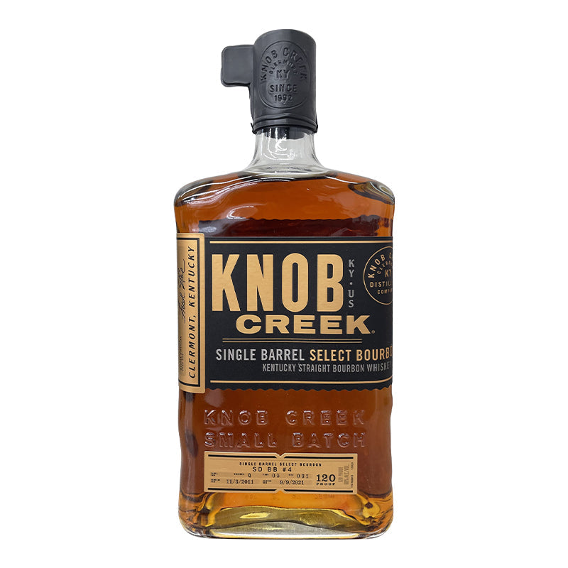 Knob Creek "SDBB" Single Barrel Select Bourbon #4 Bourbon Whiskey Knob Creek 