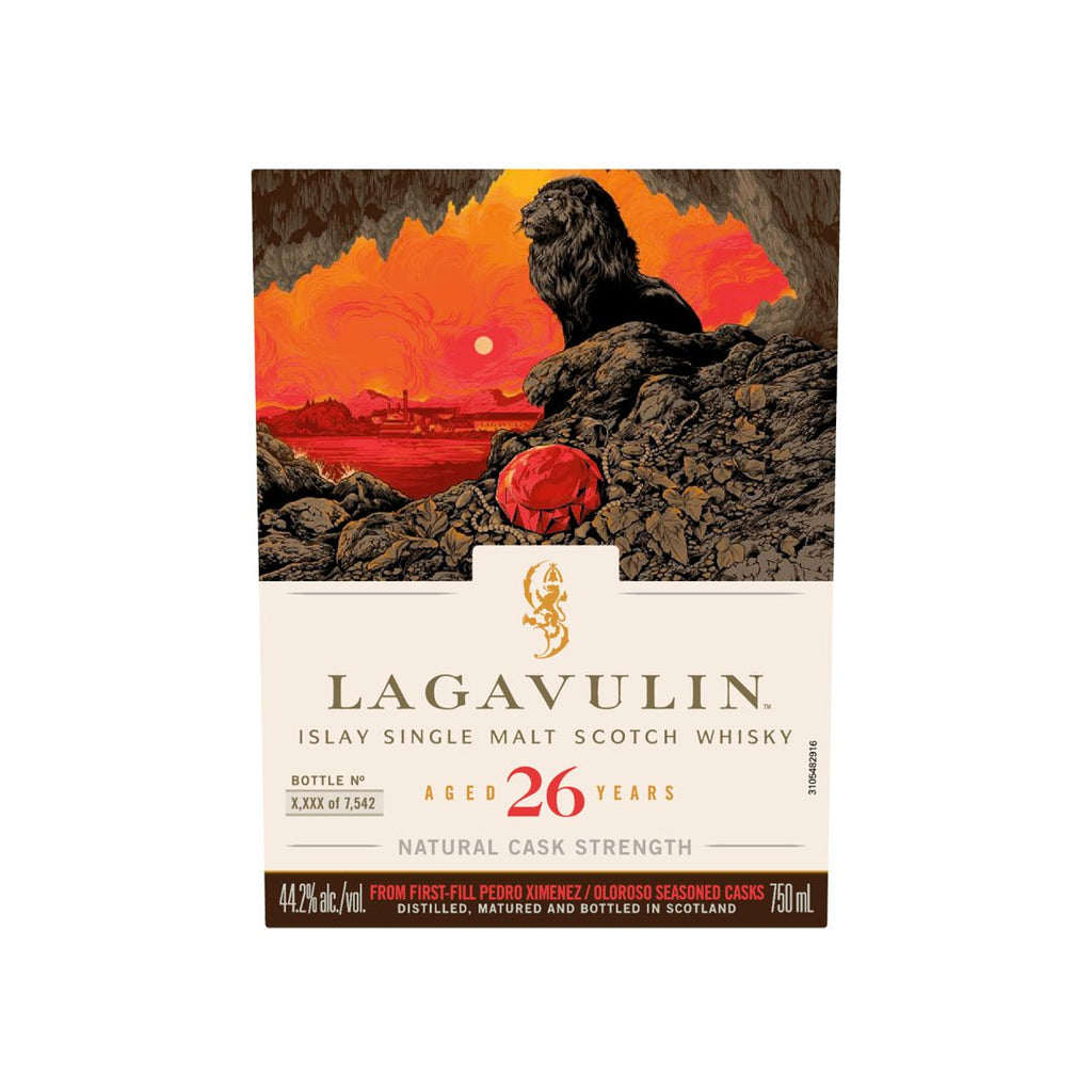 Lagavulin 26 Years Old Cask Strength Scotch Whisky Lagavulin 