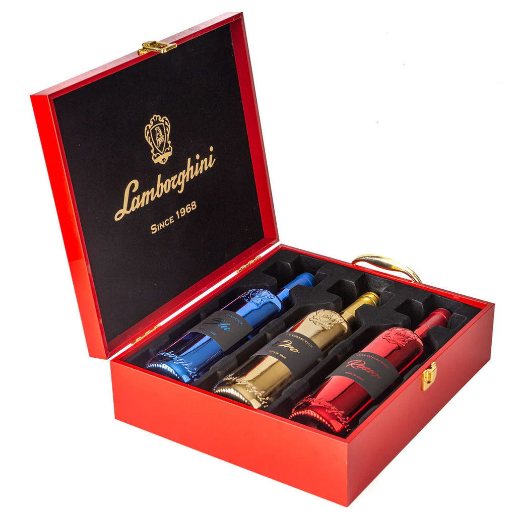 Lamborghini Wine 3pk Gift Set Wine Lamborghini 