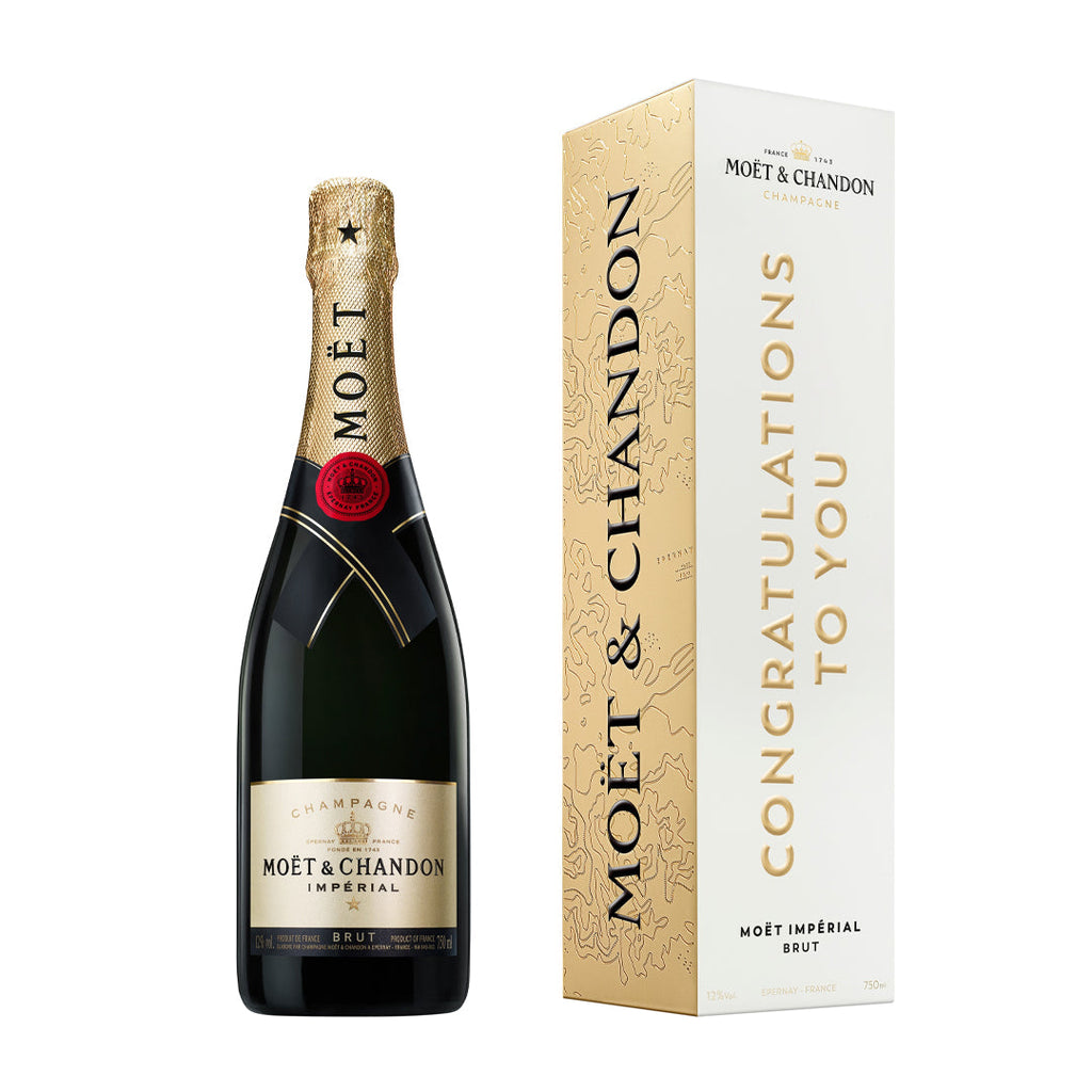 Moët & Chandon Imperial Milestones "Congratulations To You" Brut Champagne Gift Box Champagne Moët & Chandon 