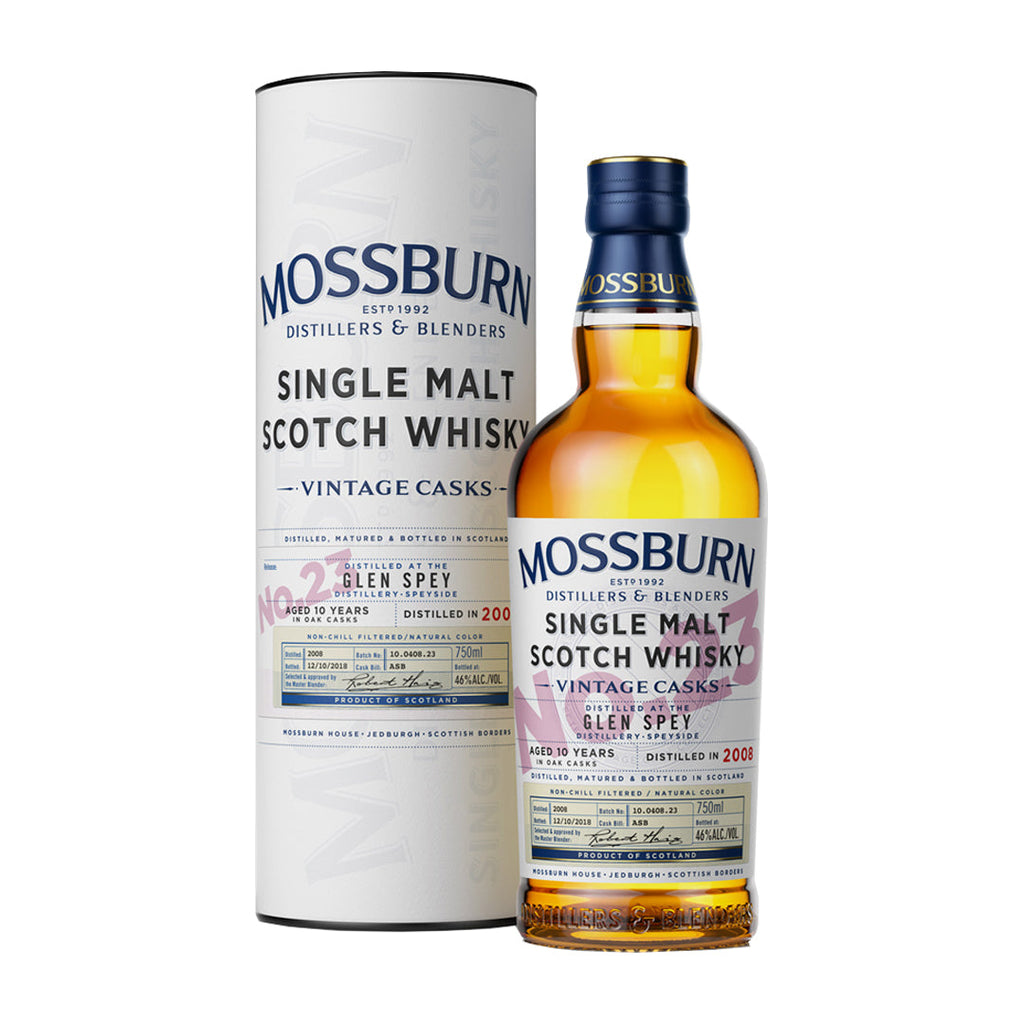 Mossburn No. 23 Glen Spey 10 Year Scotch Whisky