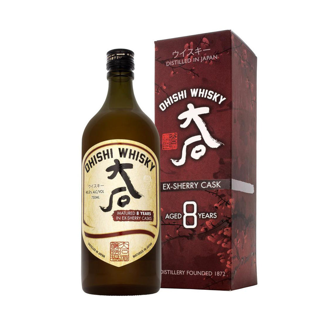 Ohishi Distillery 8 Year Old Matured in Ex-Sherry Casks Japanese Whisky Ohishi Distillery 