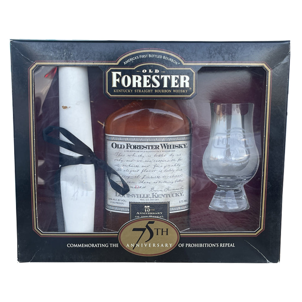 Old Forester 75th Anniversary of the Repeal of Prohibition 375ML Gift Box Kentucky Straight Bourbon Whiskey Old Forester 