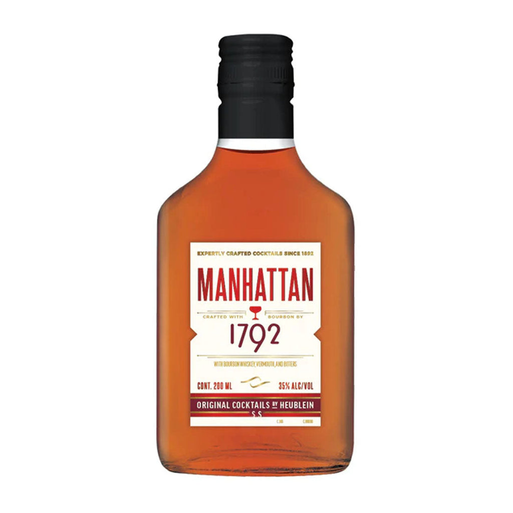 Original Cocktails by Heublein Manhattan Crafted with Bourbon by 1792 200ML
