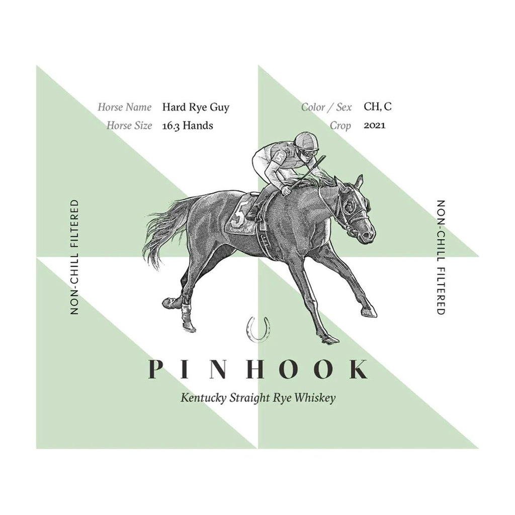Pinhook Hard Rye Guy Kentucky Straight Rye Whiskey Pinhook Bourbon 