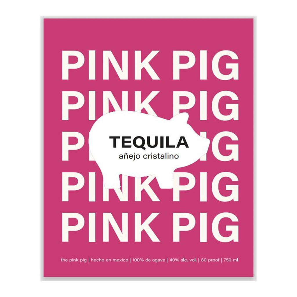 Pink Pig Anejo Cristalino Tequila Pink Pig Tequila 