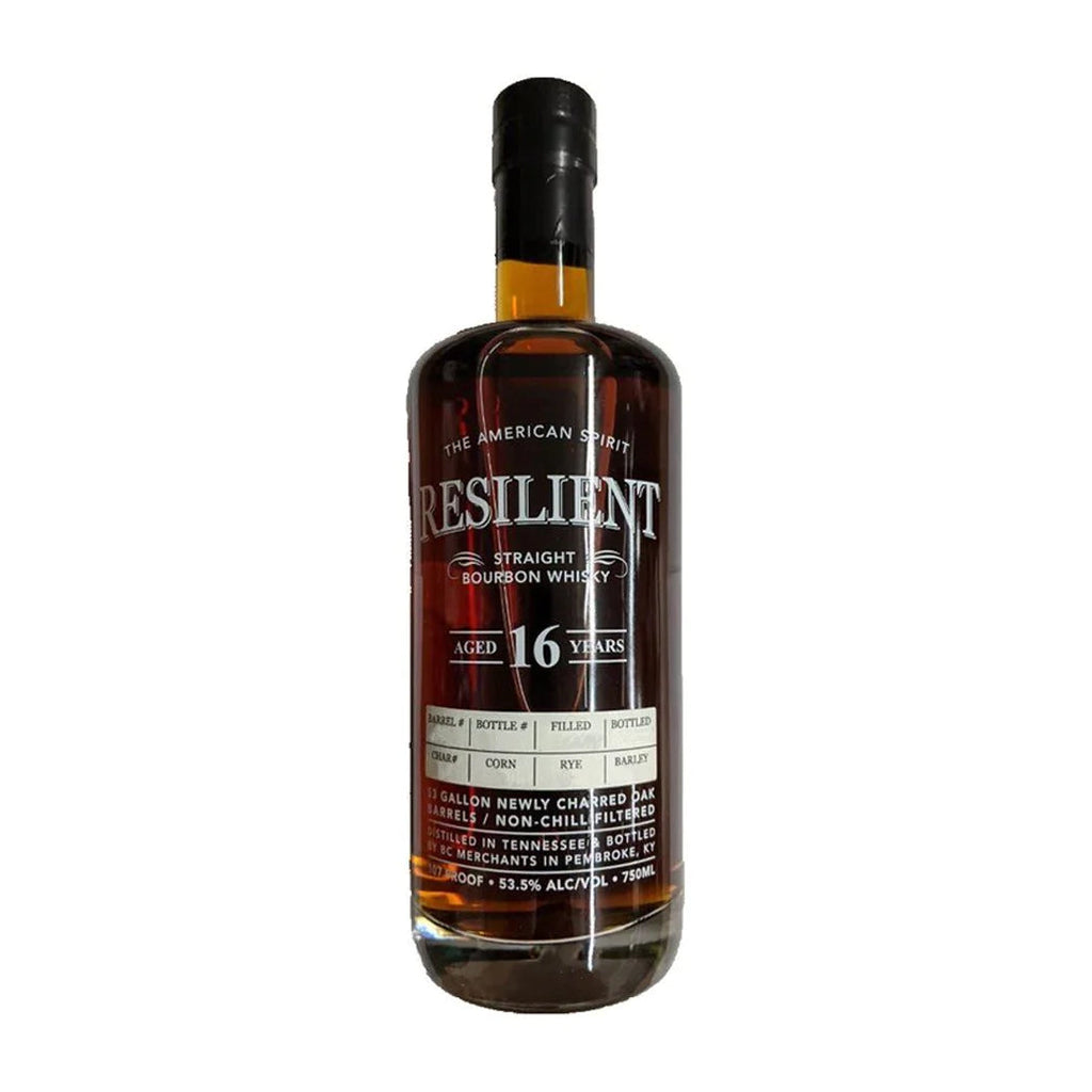 Resilient 16 Year Old Barrel #159 Cask Strength 107.2 Proof Straight Bourbon Whiskey Resilient Bourbon 