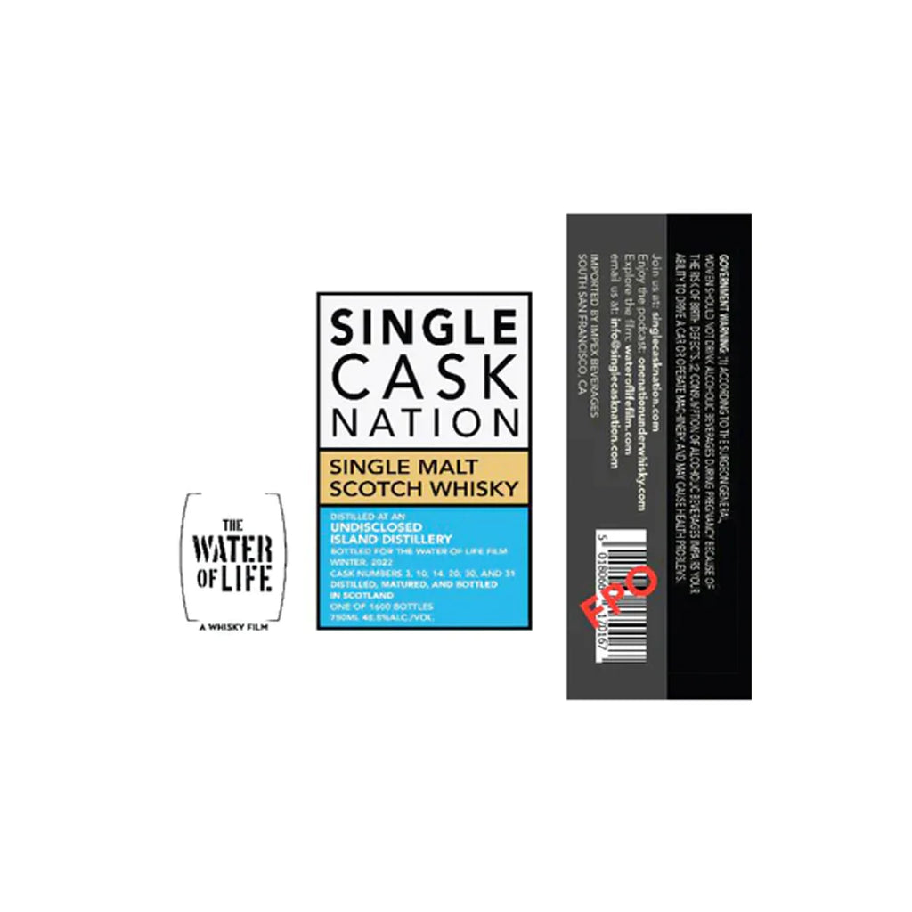 Single Cask Nation WOLF Island Take #2 Scotch Whisky Single Cask Nation 