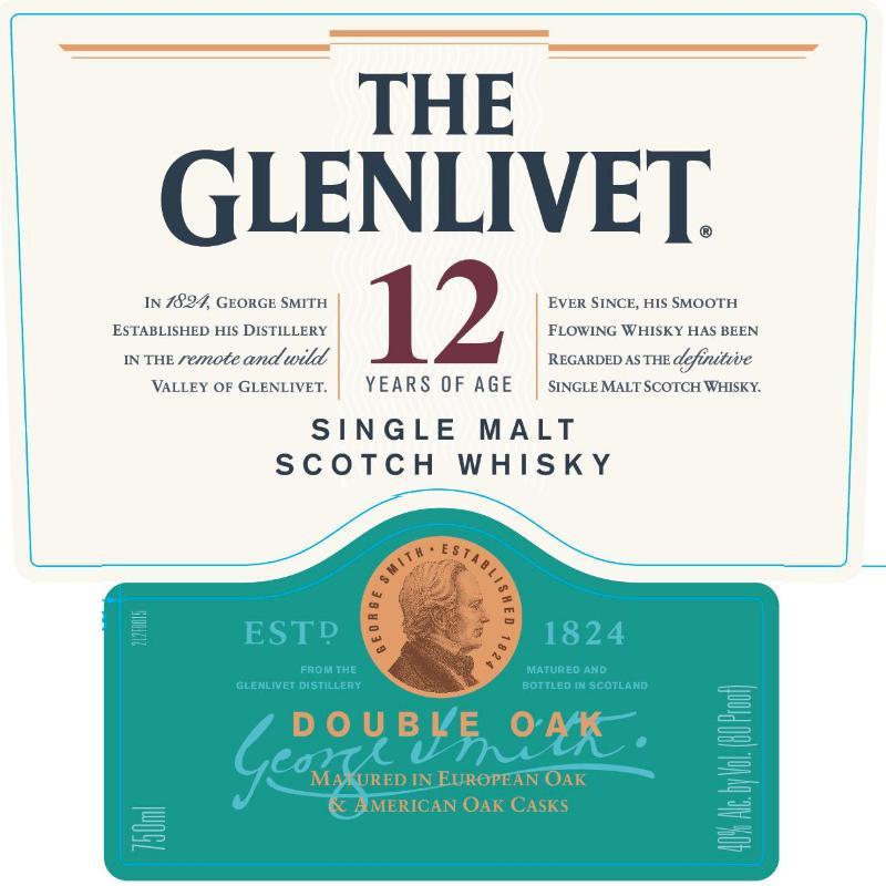 The Glenlivet 12 Year Old Double Oak Scotch The Glenlivet 