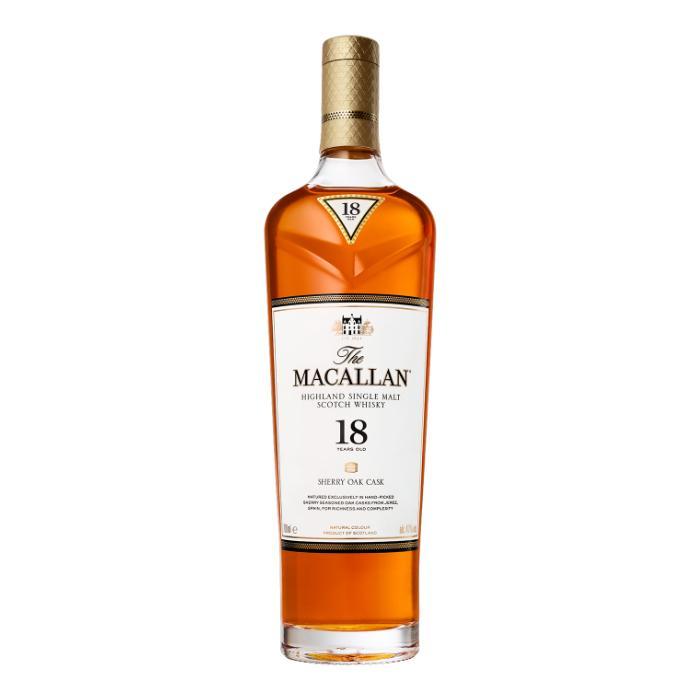 The Macallan 18 Year Old Sherry Oak Scotch The Macallan 