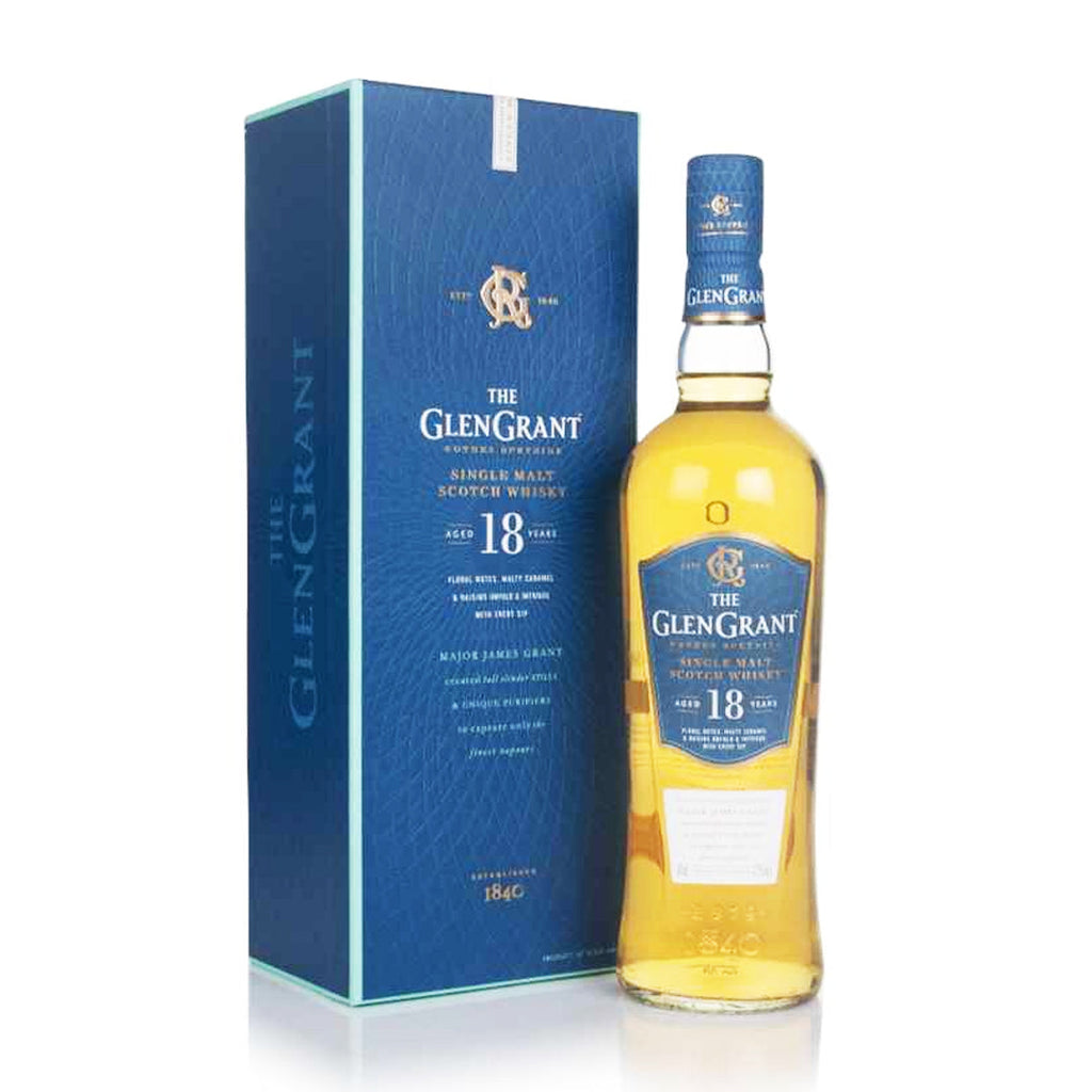 The GlenGrant Single Malt Whiskey 18 Yr