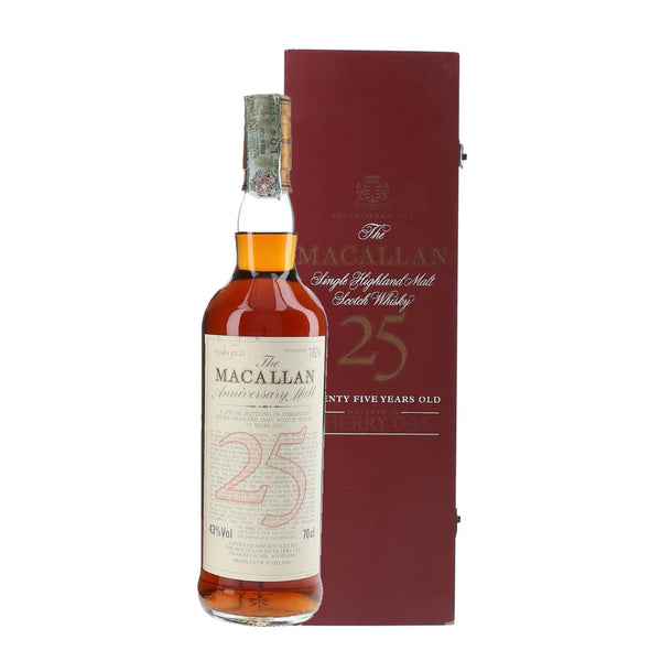 the macallan 25年 anniversary malt Buy Buy Macallan 25 Year Old Anniversary Malt Early 2000s