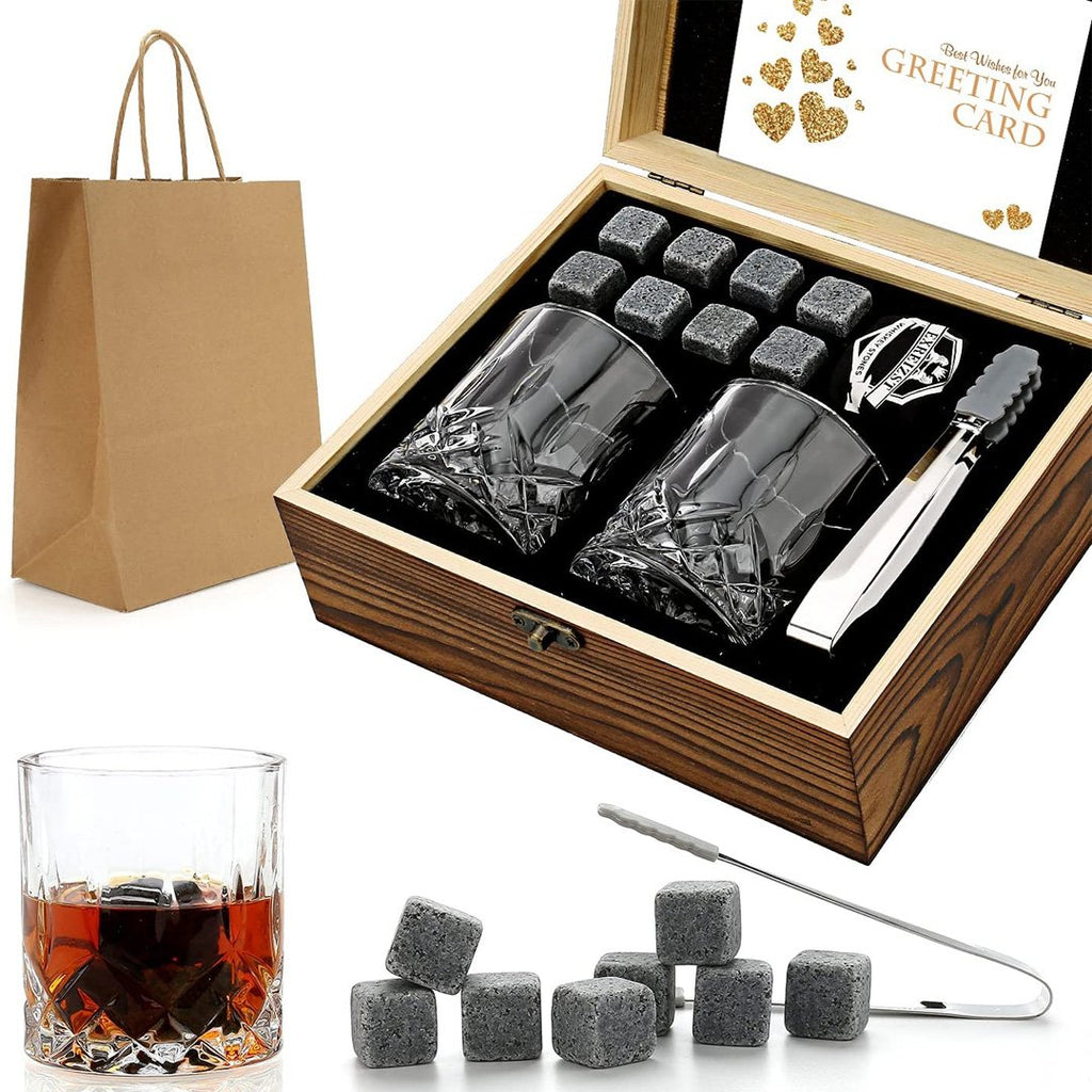 Whiskey Stones Gift Set Accessories EXREIZST 