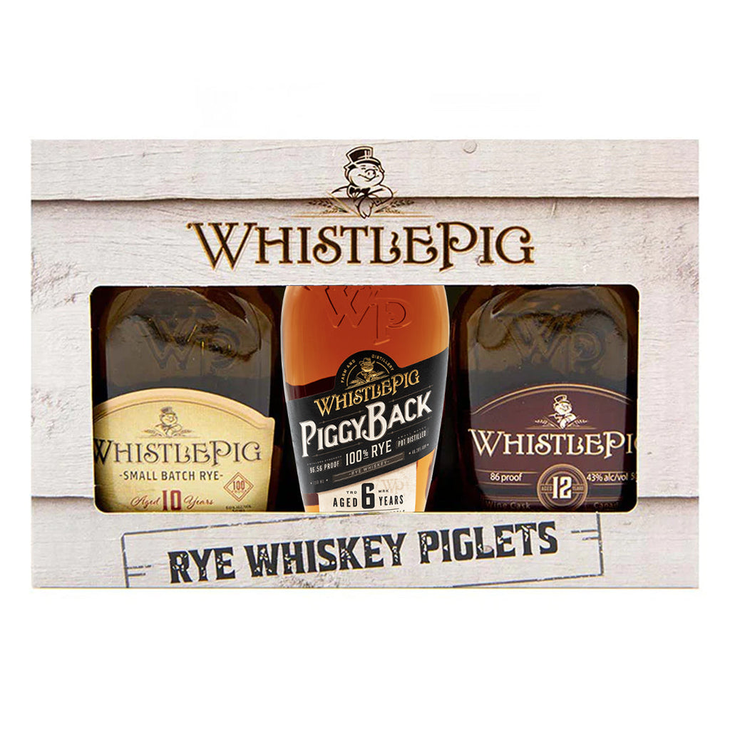 WhistlePig "Rye Whiskey Piglets" Flight Gift Set Rye Whiskey WhistlePig 