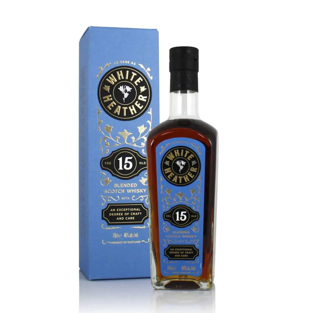 White Heather 15 Year Old Blended Scotch Whisky Scotch Whiskey White Heather 