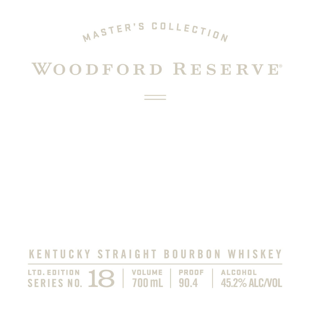 Woodford Reserve Master's Collection Historic Entry Proof Kentucky Straight Bourbon Whiskey Woodford Reserve 
