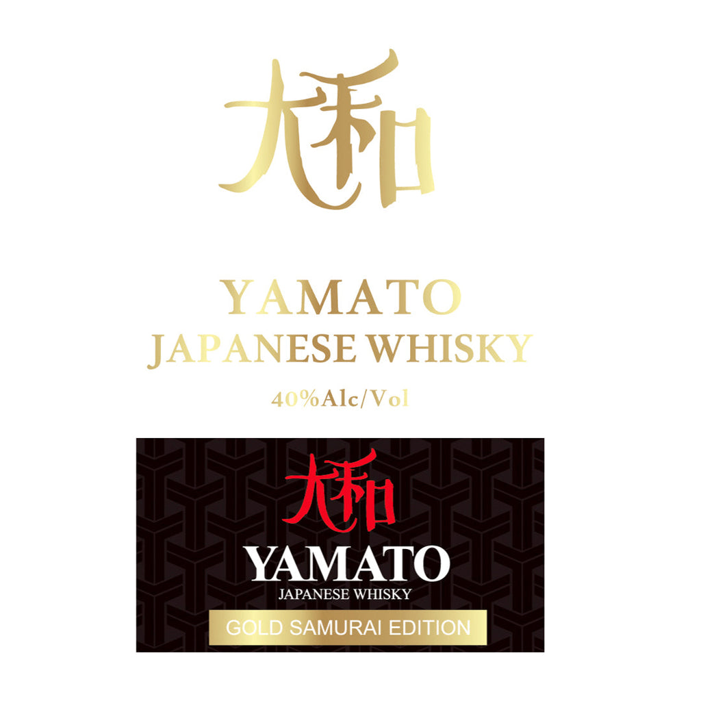 Yamato Samurai Edition Gold Japanese Whisky Japanese Whisky Yamato 