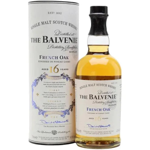 The Balvenie 16 Years Old French Oak Scotch Whisky The Balvenie 