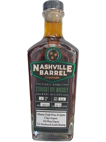 Nashville Barrel Company Single Barrel Select Rye Whiskey “Rye Burgundy” Nashville Barrel Company 