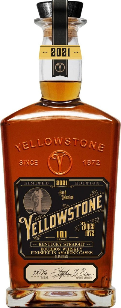 Yellowstone 101 Proof Limited Edition 2021 Kentucky Straight Bourbon Whiskey Yellowstone Select 