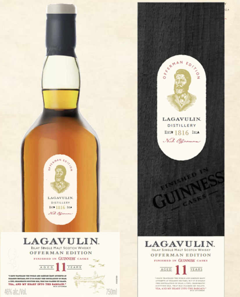 Lagavulin Offerman Edition: Finished in Guinness Casks Sip Whiskey 